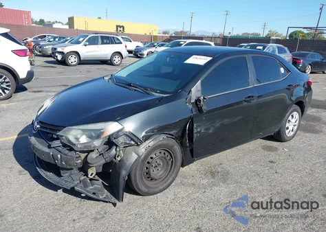 2014 Toyota Corolla L z USA, uszkodzony, nr VIN 5YFBURHE0EP116054
